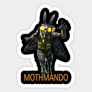 Mothmando Sticker